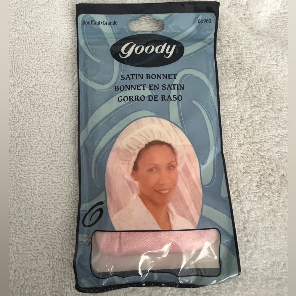 NEW Goody Shower Bonnet Cap Large - Satin Bonnet - LARGE Vintage 1999.